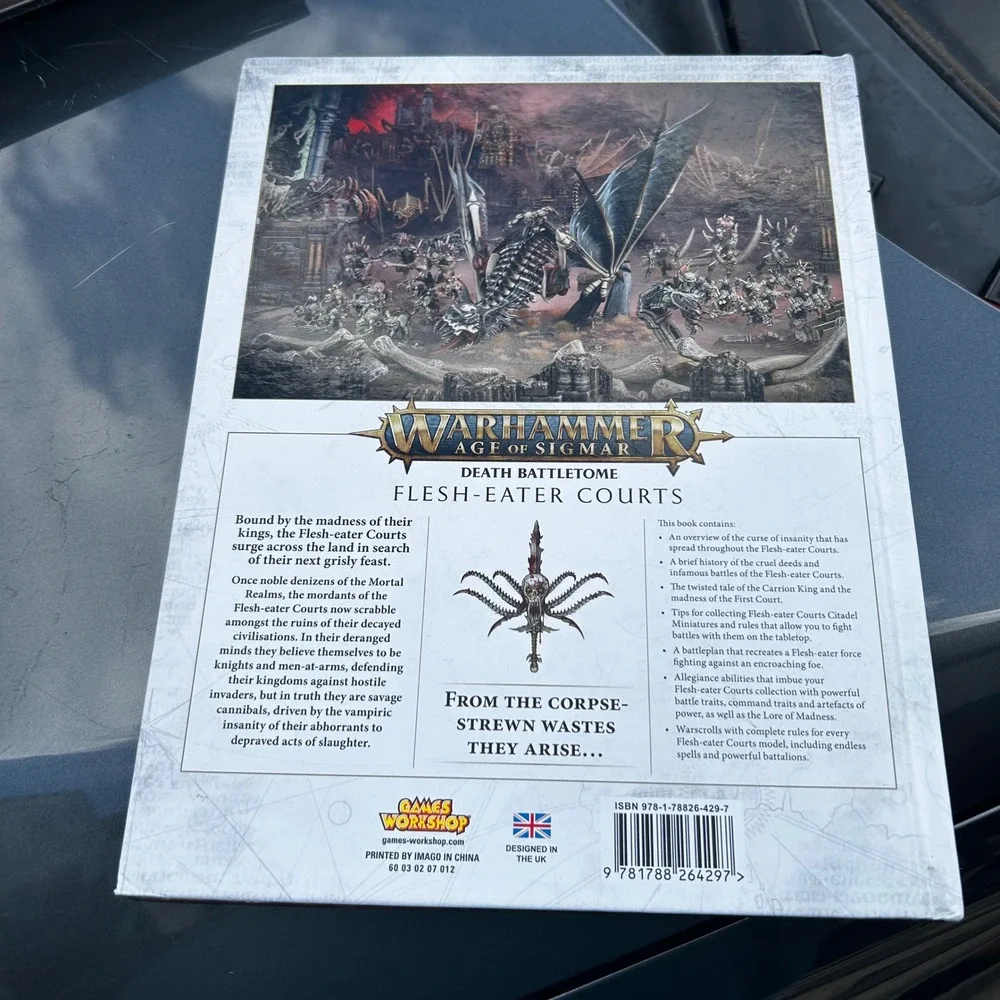 Warhammer Age of Sigmar Death Battletome Flesh-Eater Courts Hardcover Book GW